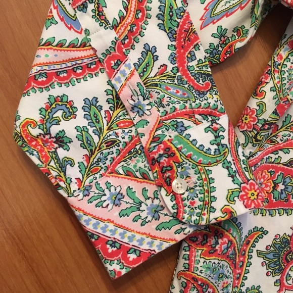 Chaps Patterned Button Down - Picture 9 of 11